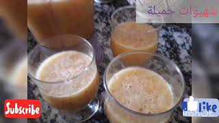 عصير الخوخ بارد ومنعش🍹