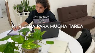 Qué hago cuando tengo mucha tarea + regreso a la Universidad después de 2 años (laboratorio)