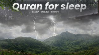 🔴Relaxing Rain Sounds For Sleeping Quran Recitation for sleeping relaxation meditation #quranrain