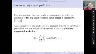 SL Chapter 4 Part3 (Piecewise polynominal, cubic splines and smoothing splines regressions)