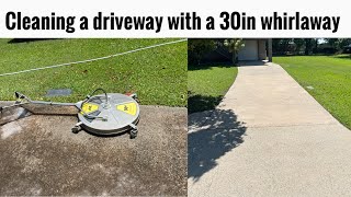 Transforming Your Driveway in Minutes: The Amazing Power of a 30in Whirlaway! #professionalcleaning