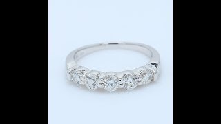 1.0ct VS1 Diamond Wedding Band