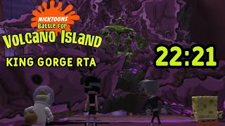 Nicktoons: Battle for Volcano Island Category Extensions - King Gorge RTA Speedrun in 22:21