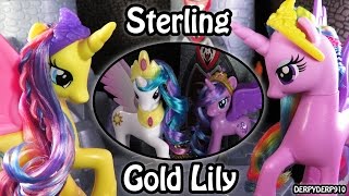 MLP Derpy-io 3: Princess Sterling & Gold Lily Rainbow Power My Little Pony Toy Review/Parody/Spoof