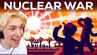 How a nuclear war will start | xQc Reacts