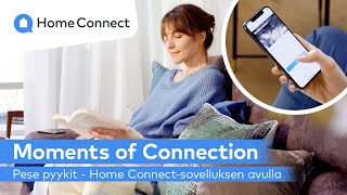 Pese pyykit - Home Connect-sovelluksen avulla