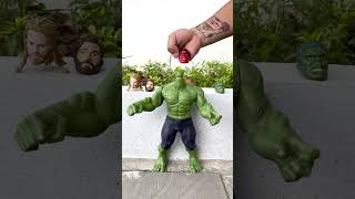 Help HULK find part of his body again | MARVEL TOYS #short #trending