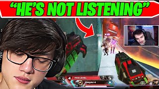 iiTzTimmy Reacts to Dezign Ignoring His Calls & Playing Alone❗Apex Legends