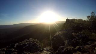 Sunset Time Lapse in the Mountains of Grampians National Park, Australia