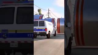 Cars vs Bollards  BeamNG.Drive #cardrive #beamng #drive #shorts #funny #shortvideo