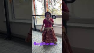 Ranjithame Abhi Version Dance 💃 #varisu #ranjithame #abhiarun #shortsfeed #shorts