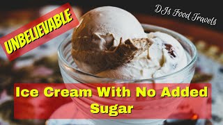 Chocolate and Banana Ice Cream - NO SUGAR