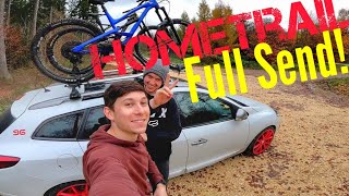 Hometrail Eskalation! - Eine nicht so ganz normale Session mit Crash, SOS und jeder menge Laub