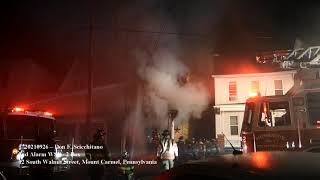 20210926 2nd alarm Walnut Street Mount Carmel cuts