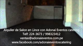 Lince 1: con catering Adonai Eventos alquiler salon terraza para eventos bodas