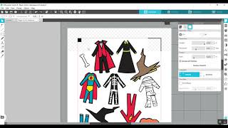 Kingston Crafts Halloween Paper Dolls - Print To Cut using Silhouette Studio Tutorial