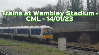 Trains at Wembley Stadium - CML - 14/01/23