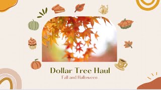 Dollar Tree Haul/ Fall- Halloween 2022