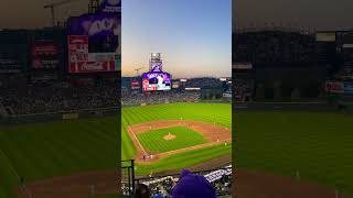 Coors Field Reds VS. Rockies Apr 30, 2022 Denver CO 🇺🇸