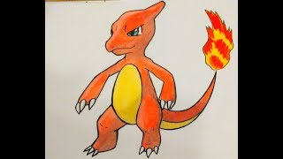 Let's Draw Charmeleon! (Pokemon #005)