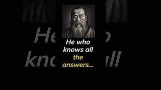 Confucius Quote: The Importance of Asking Questions #shorts #quotes #confucius #question