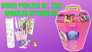 Disney Princess All That Sparkles Activity Set Unboxing