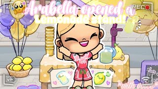 Arabella opened a LEMONADE STAND!! *aesthetic* | Avatar world roleplay