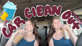 i am NOT a clean car girl // CAR CLEANING VLOG (again)