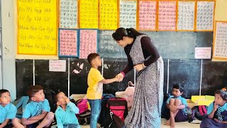 Greetings || Welcoming New Students 😍 || VidyaPravesh Activity || Cute Response || Good Morning ||