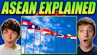 Americans React to ASEAN Explained in 5 Minutes!