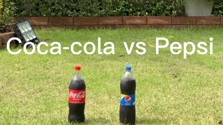 Coca-cola vs Pepsi #experiment #shortvideo #mentos #cocacolamentos #pepsicola