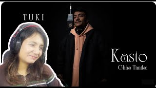 Reacting to KASTO CHHA TIMILAI BY @tukimusic || @TrapNepal