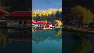 Shangrila Lake also known as Lower Kachura Lake Pakistan #skarduvalley #pakistan