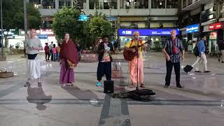 Live performance in Nehru Place |#isckon |#harekrishnaharerama |#krishnaconsiousness