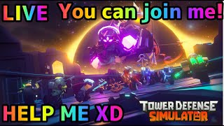 【Viewer participation type】NEW SOLAR ECLIPSE EVENT in roblox tower defence simulator roblox.