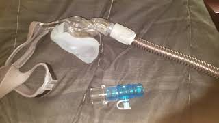 Adding oxygen enrichment to a CPAP machine