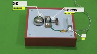 electric bell project | best working model for school and science fair | project report included