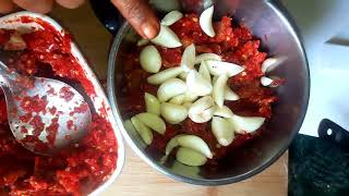 పండుమిరపకాయ నిలవ పచ్చడి తయారీ | Pandu Mirchi Pickle Recipe In Telugu/Korivi Karam/Red Chilli Pickle