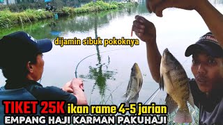 Empang Lama Gacor Lagi..!! Neter Ikan Nila Rame Empat Jarian Di Empang Haji Karman