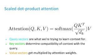 Lecture 20 - Transformers - keys, queries, values - BYU CS 474 Deep Learning