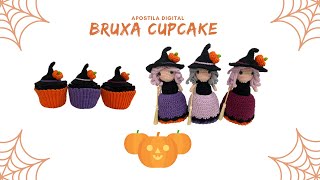 Bruxa Cupcake Amigurumi