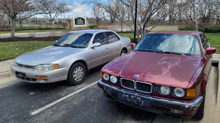 1994 BMW 740i vs 1995 Toyota Camry LE