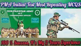 PMA Long Course initial test Most repeated mcqs of General knowledge|My Two Years Experience