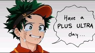 Deku’s first day working at McDonald’s!!?!?!