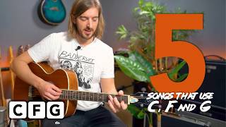 Play 5 songs with 3 EASY chords | C, F and G