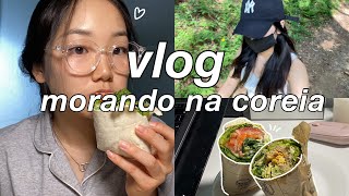 vida na coreia | vlog: cozinhando, compras para o pingu, mc donalds da coreia, parque, etc :)