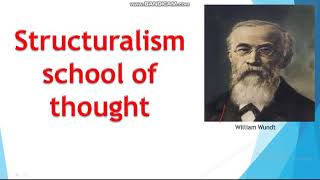 Structuralism school of thought in Urdu  / psychology / Edu. Lectures