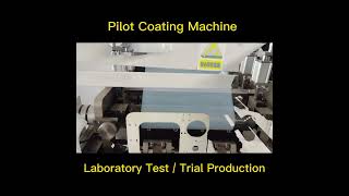 Pilot Coating Machine Laboratory Test/Small Scale Coating Production Water/Solvent-base Glue Coating