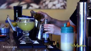 Bartender Making Coronarita