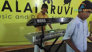 Paatu paadava keyboard cover by Kalai Aruvi Music and Dance Academy